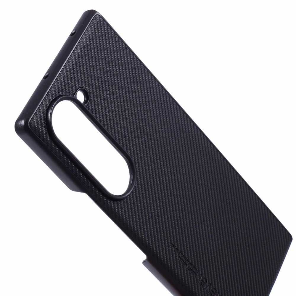 X-LEVEL For Samsung Galaxy Z Fold6 5G Carbon Fiber PU Leather Coated PC Cell Phone Case