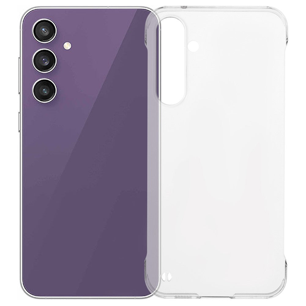 For Samsung Galaxy S23 FE Case Transparent Hard PC Frameless Phone Cover