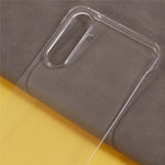 For Samsung Galaxy S23 FE Case Transparent Hard PC Frameless Phone Cover