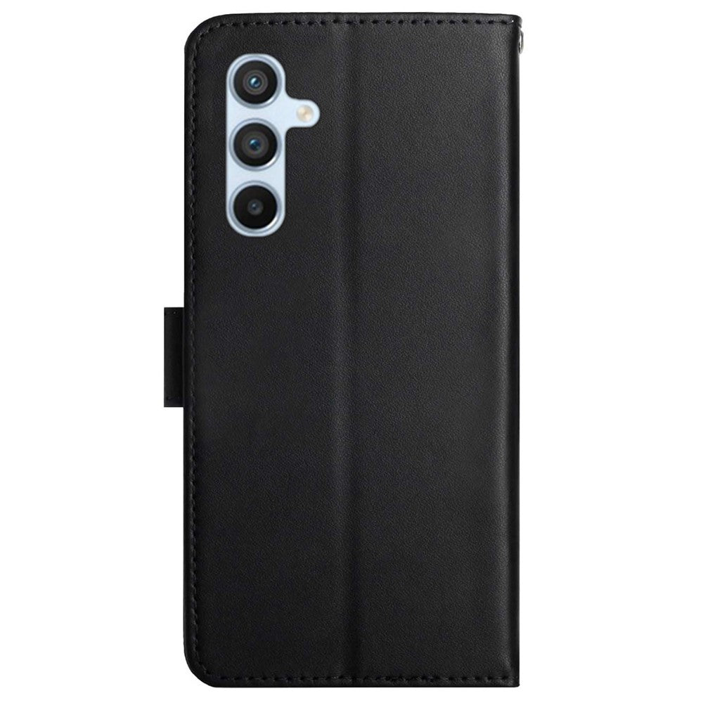 HT02 Til Samsung Galaxy S24 FE Etui Pung Ægte Koskind Telefoncover Nappa Tekstur