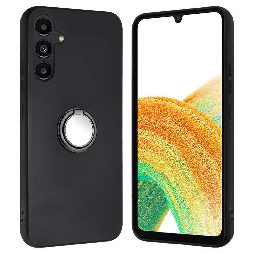 Til Samsung Galaxy S24 FE Etui Støtteben Mat TPU Telefoncover Magnetisk Bilmontering