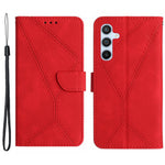 HT05 For Samsung Galaxy S24 FE Case Leather Magnetic Clasp Wallet Flip Phone Cover
