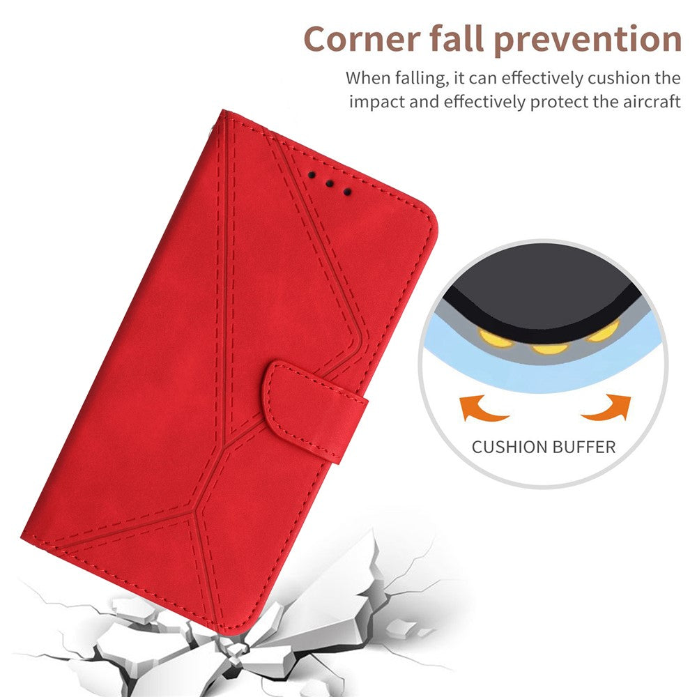 HT05 For Samsung Galaxy S24 FE Case Leather Magnetic Clasp Wallet Flip Phone Cover