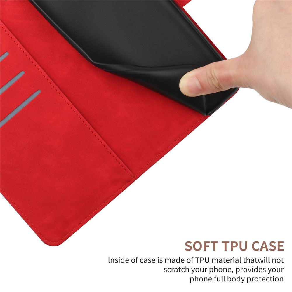 HT05 For Samsung Galaxy S24 FE Case Leather Magnetic Clasp Wallet Flip Phone Cover