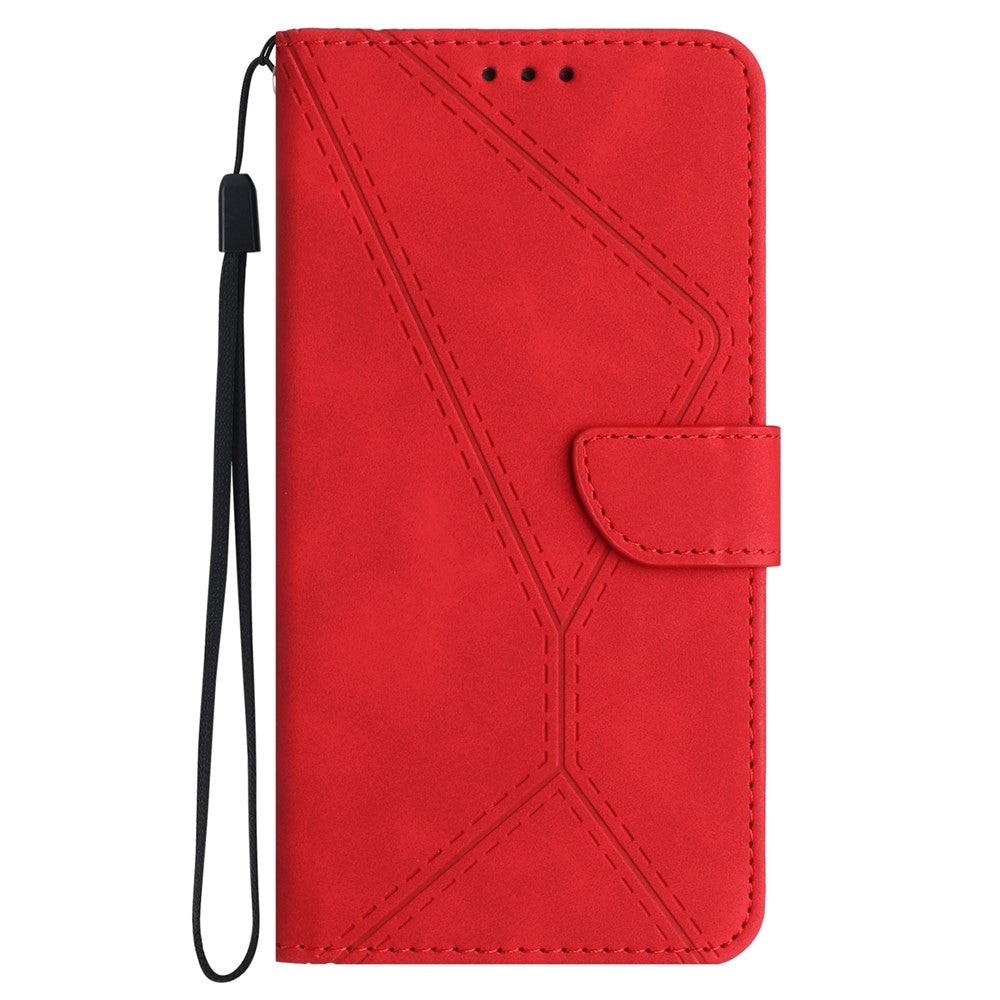 HT05 For Samsung Galaxy S24 FE Case Leather Magnetic Clasp Wallet Flip Phone Cover