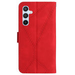 HT05 For Samsung Galaxy S24 FE Case Leather Magnetic Clasp Wallet Flip Phone Cover