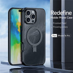 DUX DUCIS Aimo Series for iPhone 16 Pro Max Case Magnetic Kickstand TPU+PC Phone Cover (REACH Certification)