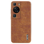 AZNS For Huawei P60 / P60 Pro Case Crocodile Texture Leather Coated TPU Phone Cover