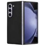 For Samsung Galaxy Z Fold6 5G Case PU Leather+PC Drop-Proof Shell Carbon Fiber Texture