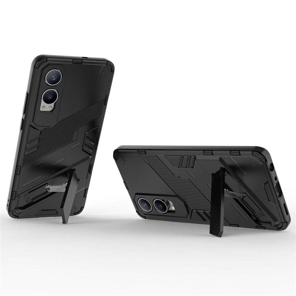 For OnePlus Nord CE4 Lite 5G / Oppo K12x 5G (China) Case Kickstand Hybrid Hard PC Soft TPU Phone Cover
