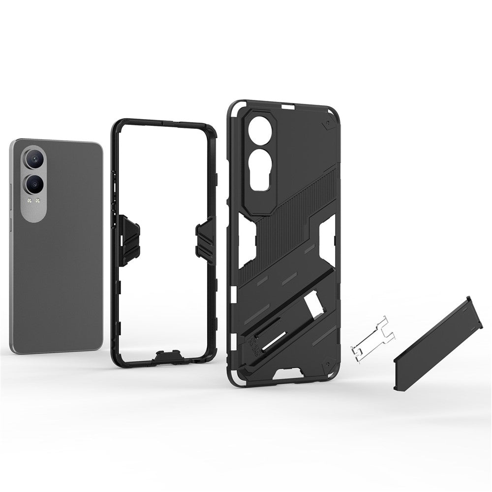For OnePlus Nord CE4 Lite 5G / Oppo K12x 5G (China) Case Kickstand Hybrid Hard PC Soft TPU Phone Cover