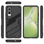For OnePlus Nord CE4 Lite 5G / Oppo K12x 5G (China) Case Kickstand Hybrid Hard PC Soft TPU Phone Cover