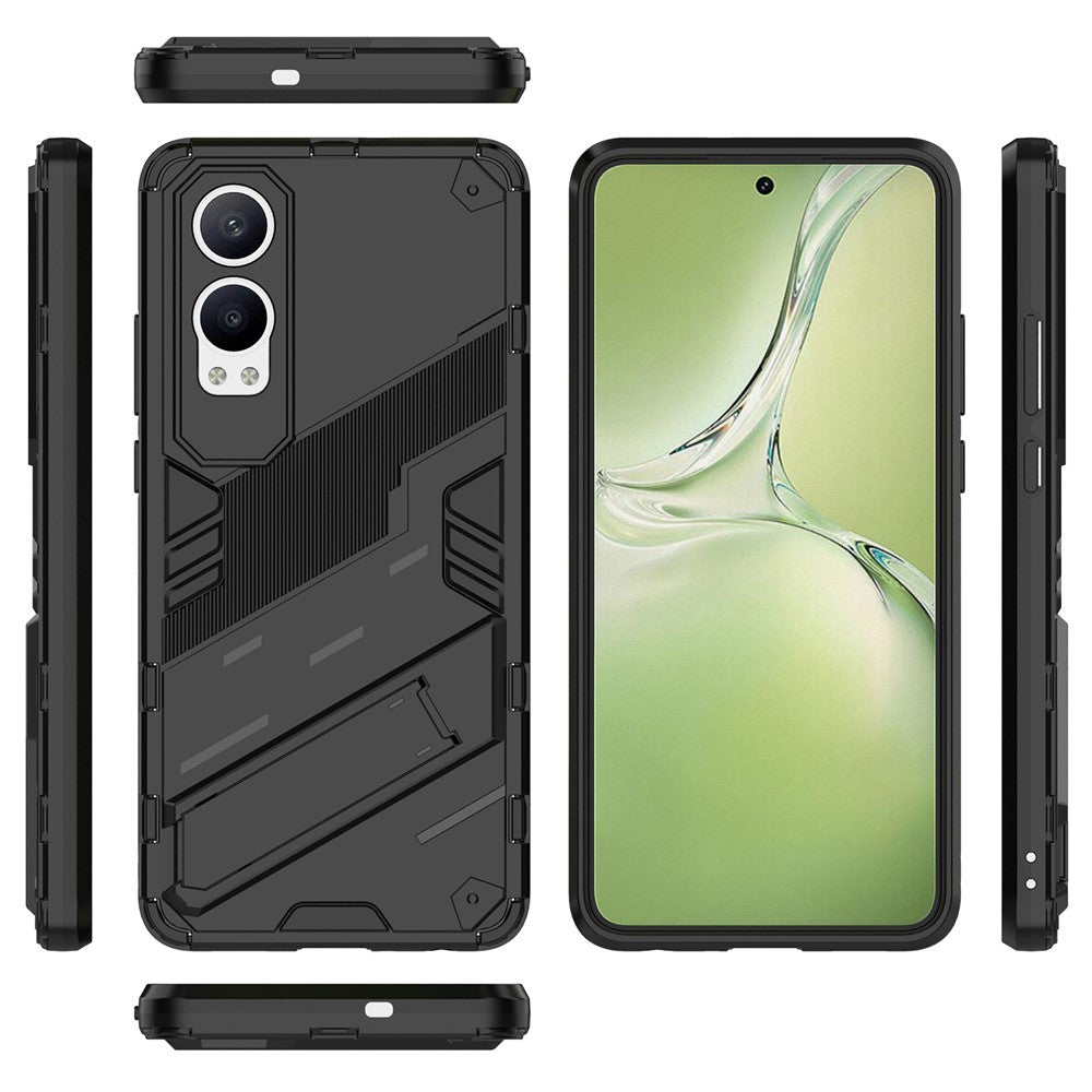 For OnePlus Nord CE4 Lite 5G / Oppo K12x 5G (China) Case Kickstand Hybrid Hard PC Soft TPU Phone Cover