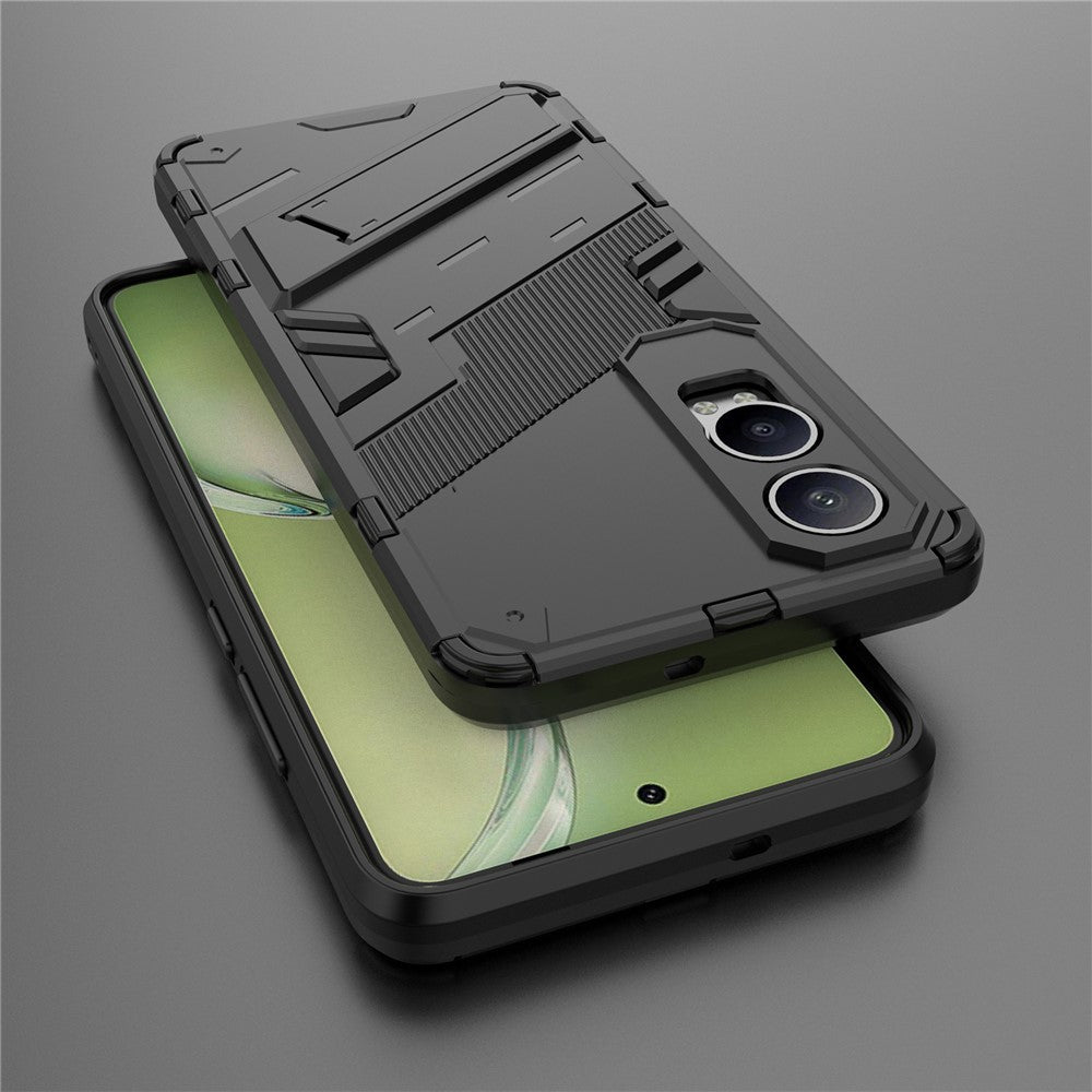 For OnePlus Nord CE4 Lite 5G / Oppo K12x 5G (China) Case Kickstand Hybrid Hard PC Soft TPU Phone Cover