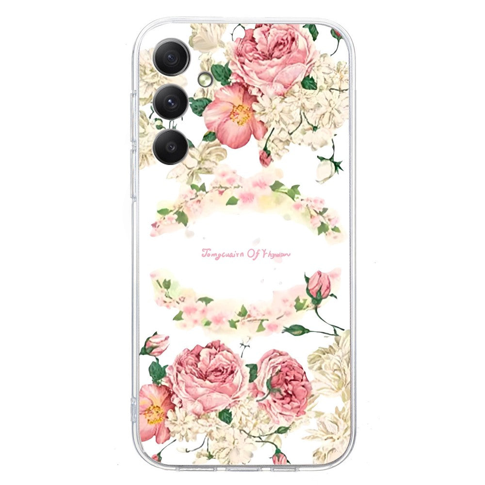 For Samsung Galaxy A34 5G Case Pattern Print Scratch-Proof TPU Phone Cover