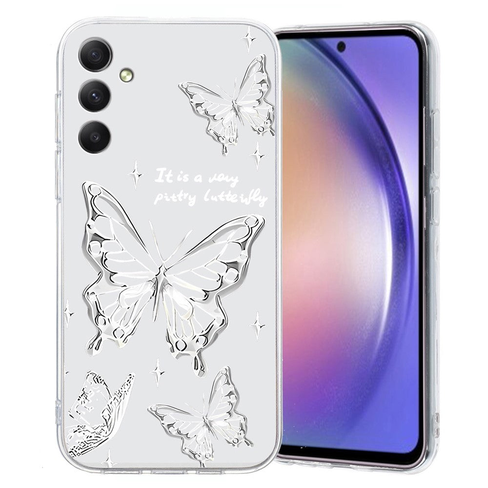 For Samsung Galaxy A34 5G Case Pattern Print Scratch-Proof TPU Phone Cover