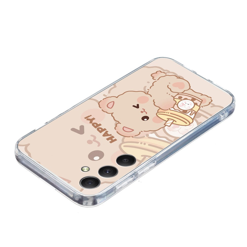 Til Samsung Galaxy A15 4G / 5G Cover Mønsterprint Bagcover TPU Telefoncover