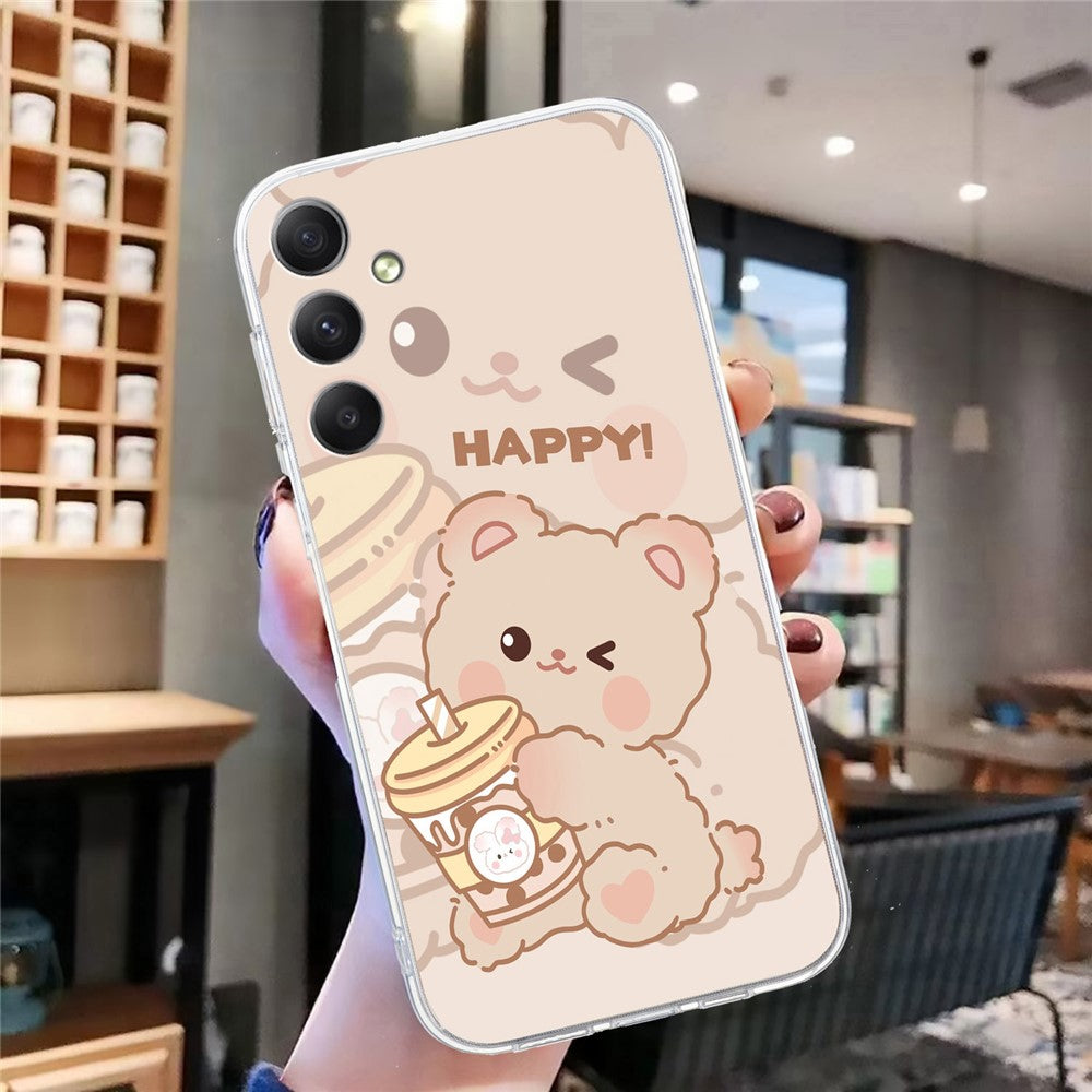 Til Samsung Galaxy A15 4G / 5G Cover Mønsterprint Bagcover TPU Telefoncover