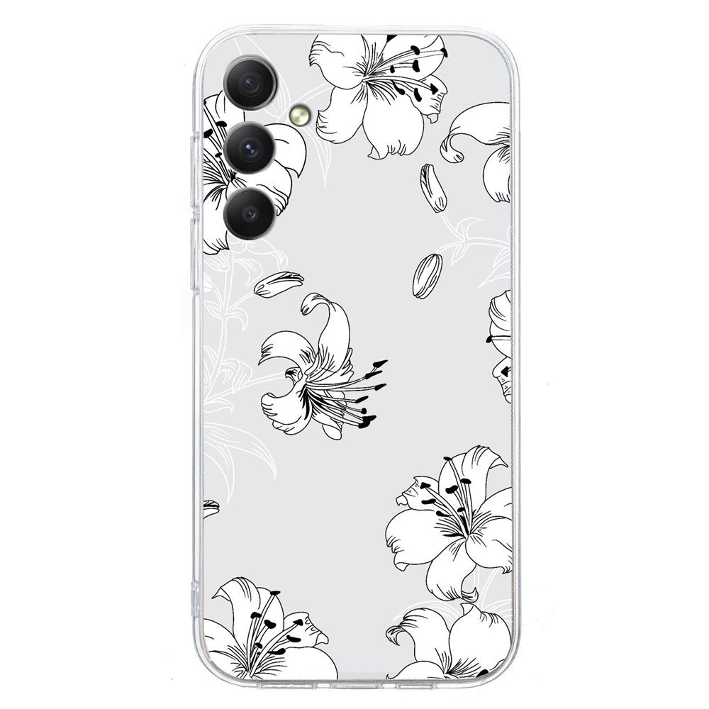 For Samsung Galaxy S24 Case Flower Animal Pattern Soft TPU Phone Cover
