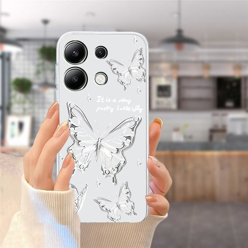 Xiaomi Redmi Note 13 4G-skal Skyddande TPU-mobilfodral Mönster Tryckt