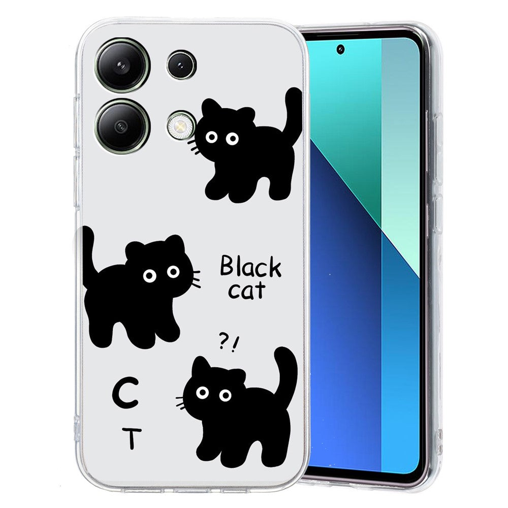 For Xiaomi Redmi Note 13 Pro 4G / Poco M6 Pro 4G TPU Phone Case Pattern Printing
