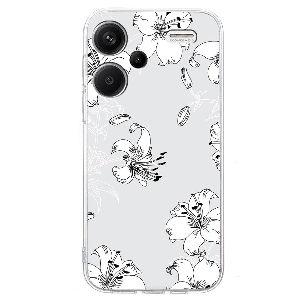 For Xiaomi Redmi Note 13 Pro+ 5G Case Soft TPU Pattern Printing Phone Cover