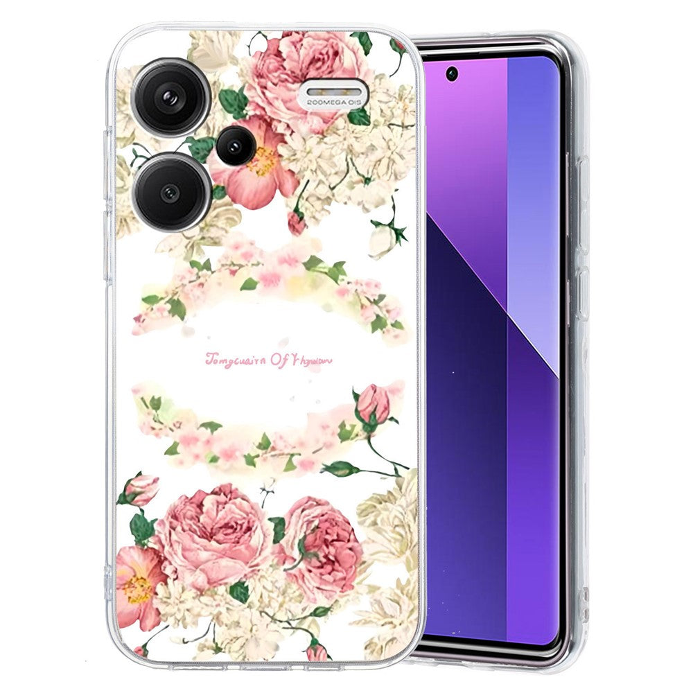 For Xiaomi Redmi Note 13 Pro+ 5G Case Soft TPU Pattern Printing Phone Cover