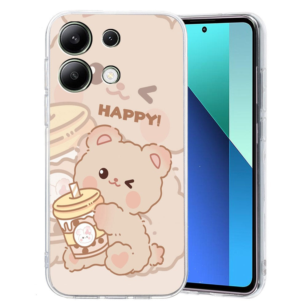 For Xiaomi Redmi Note 13 Pro 5G / Poco X6 5G TPU Case Pattern Printing Back Cover