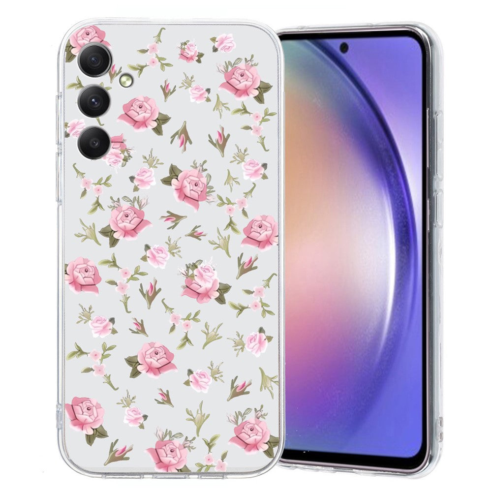 Til Samsung Galaxy S24 FE Etui Blødt TPU Mønstertryk Slim Telefoncover