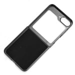 For Samsung Galaxy Z Flip7 FE 5G / Z Flip6 5G Case Carbon Fiber Texture PU+PC Drop-Proof Phone Shell
