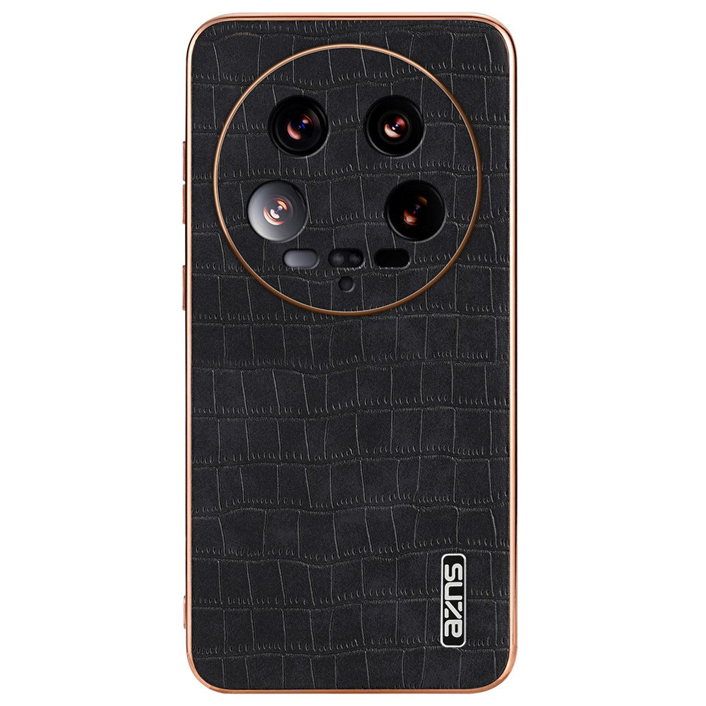 AZNS mobilcover med krokodillemønster i læder til Xiaomi 14 Ultra, klassisk design