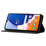 Samsung Galaxy M55 5G / C55 5G / F55 5G Plånboksfodral Fjärilsblommigt PU-läder mobilskal