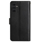 Samsung Galaxy M55 5G / C55 5G / F55 5G Plånboksfodral Fjärilsblommigt PU-läder mobilskal