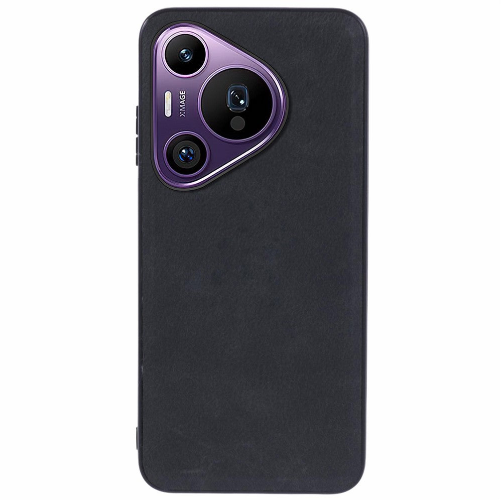 For Huawei Pura 70 Pro / Pura 70 Pro+ Case Retro Leather Coated PC+TPU Phone Cover Drop Impact