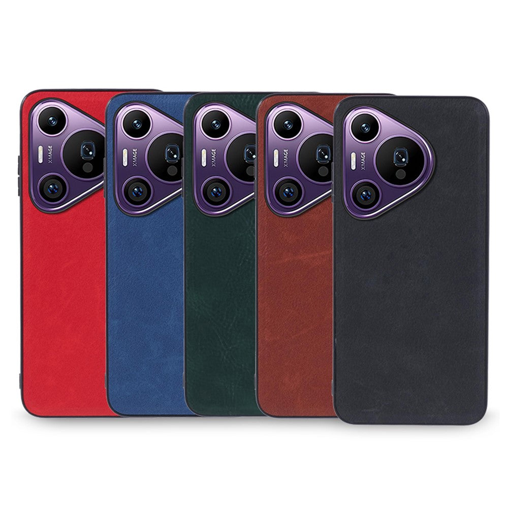 For Huawei Pura 70 Pro / Pura 70 Pro+ Case Retro Leather Coated PC+TPU Phone Cover Drop Impact