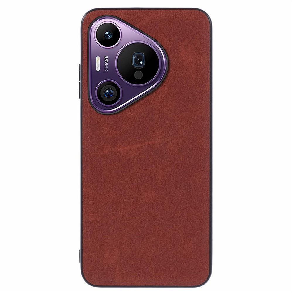 For Huawei Pura 70 Pro / Pura 70 Pro+ Case Retro Leather Coated PC+TPU Phone Cover Drop Impact