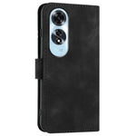 YX0040 For Oppo A60 4G Case Wallet Geometric Phone Leather Cover with Hand Strap