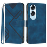 YX0040 For Oppo A60 4G Case Wallet Geometric Phone Leather Cover with Hand Strap