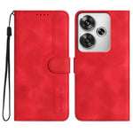 YX0030 För Xiaomi Redmi Turbo 3 5G / Poco F6 5G Skal Leende Bokstav mobil Läderfodral