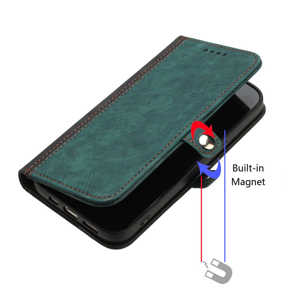 YX0020 For Oppo A60 4G Leather Case Folding Stand Wallet Phone Cover with Strap