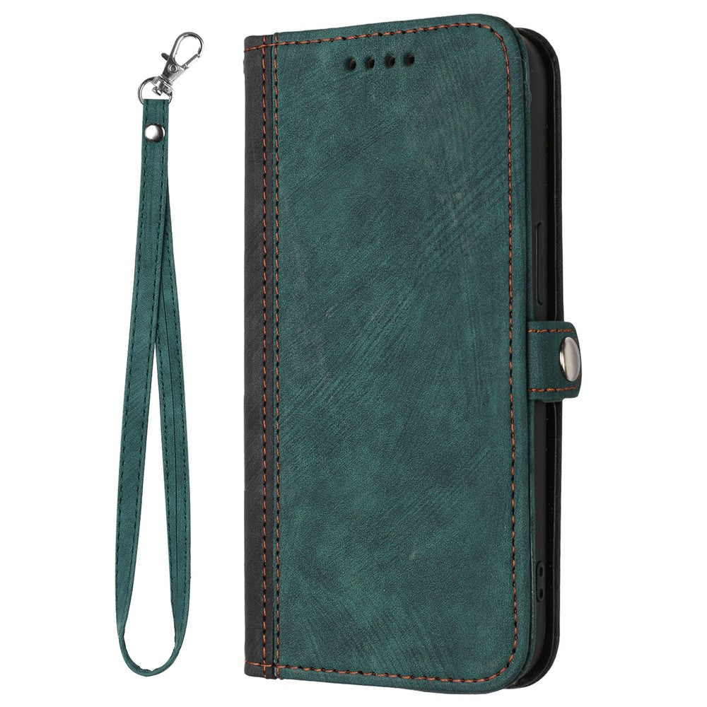 YX0020 For Oppo A60 4G Leather Case Folding Stand Wallet Phone Cover with Strap
