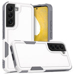For Samsung Galaxy S22 5G Hard PC + Soft TPU Dual Layer Protection Case Anti-scratch Phone Cover