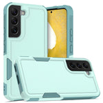 For Samsung Galaxy S22 5G Hard PC + Soft TPU Dual Layer Protection Case Anti-scratch Phone Cover