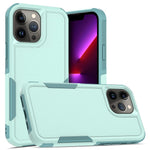 iPhone 13 Pro Max 6,7 tum PC + mjukt TPU-skal med dubbla lager, reptåligt mobilskal