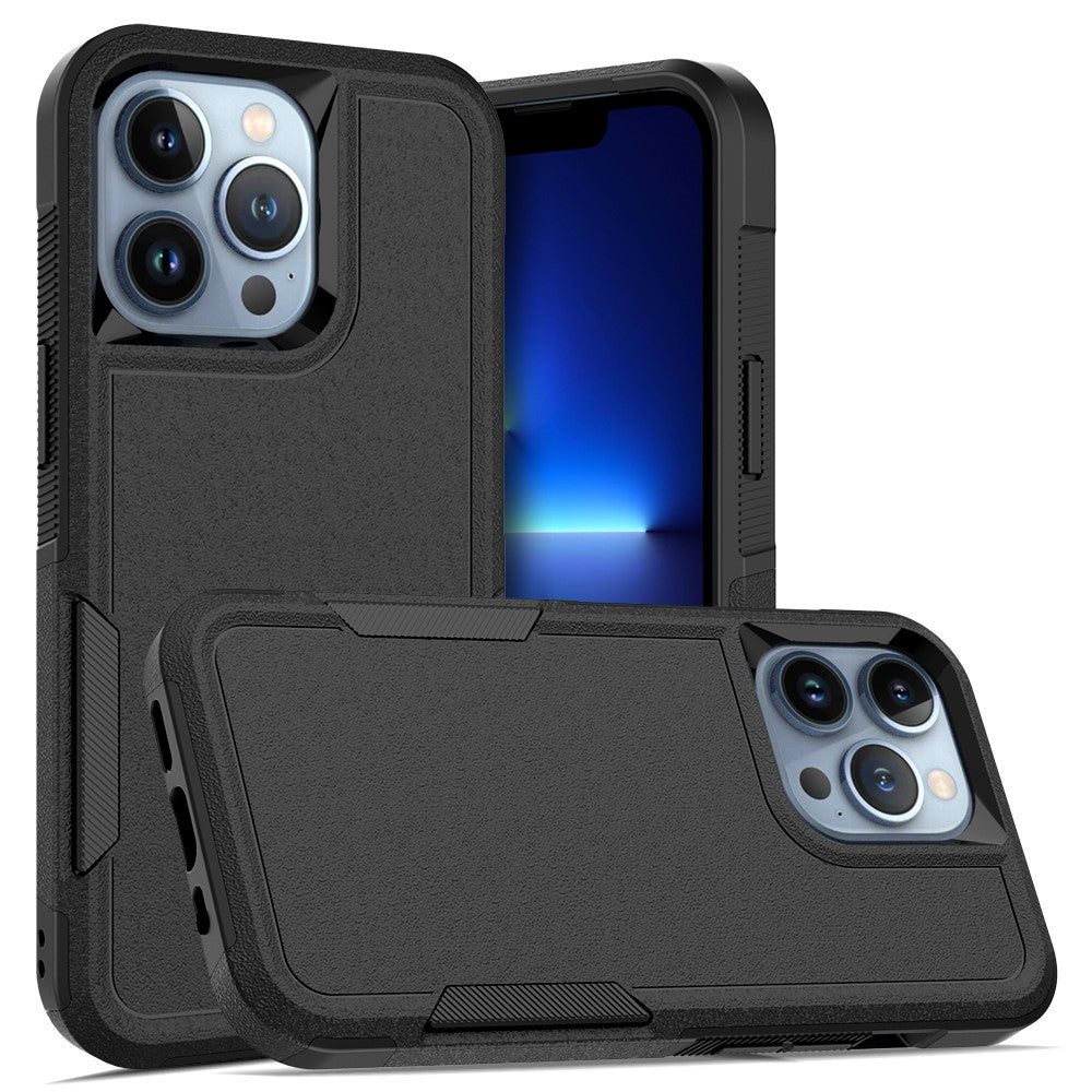 Til iPhone 13 Pro 6.1 tommer Støvtæt Beskyttelsescover Hard PC + Blødt TPU Anti-ridse Cover