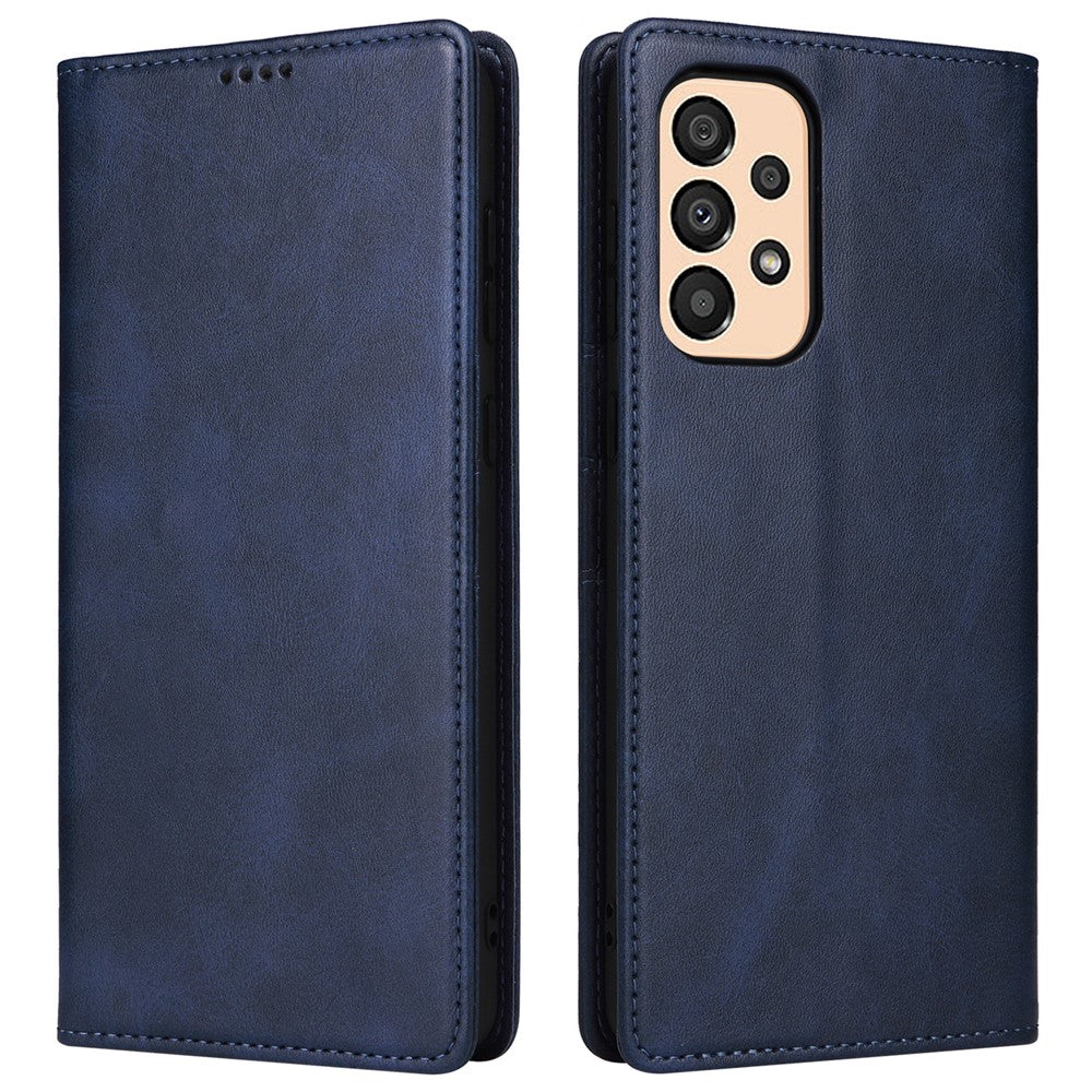 Samsung Galaxy A33 5G-skal RFID-blockerande lädermobilskal magnetisk absorption