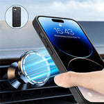 DENIOR A11 For iPhone 16 Plus Magnetic Case Leather+PC+TPU Anti-Scratch Retro Phone Cover