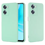 For Oppo A77 4G / A77s 4G / A57e 4G Slim Case Liquid Silicone Phone Cover with Hand Strap