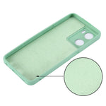 For Oppo A77 4G / A77s 4G / A57e 4G Slim Case Liquid Silicone Phone Cover with Hand Strap
