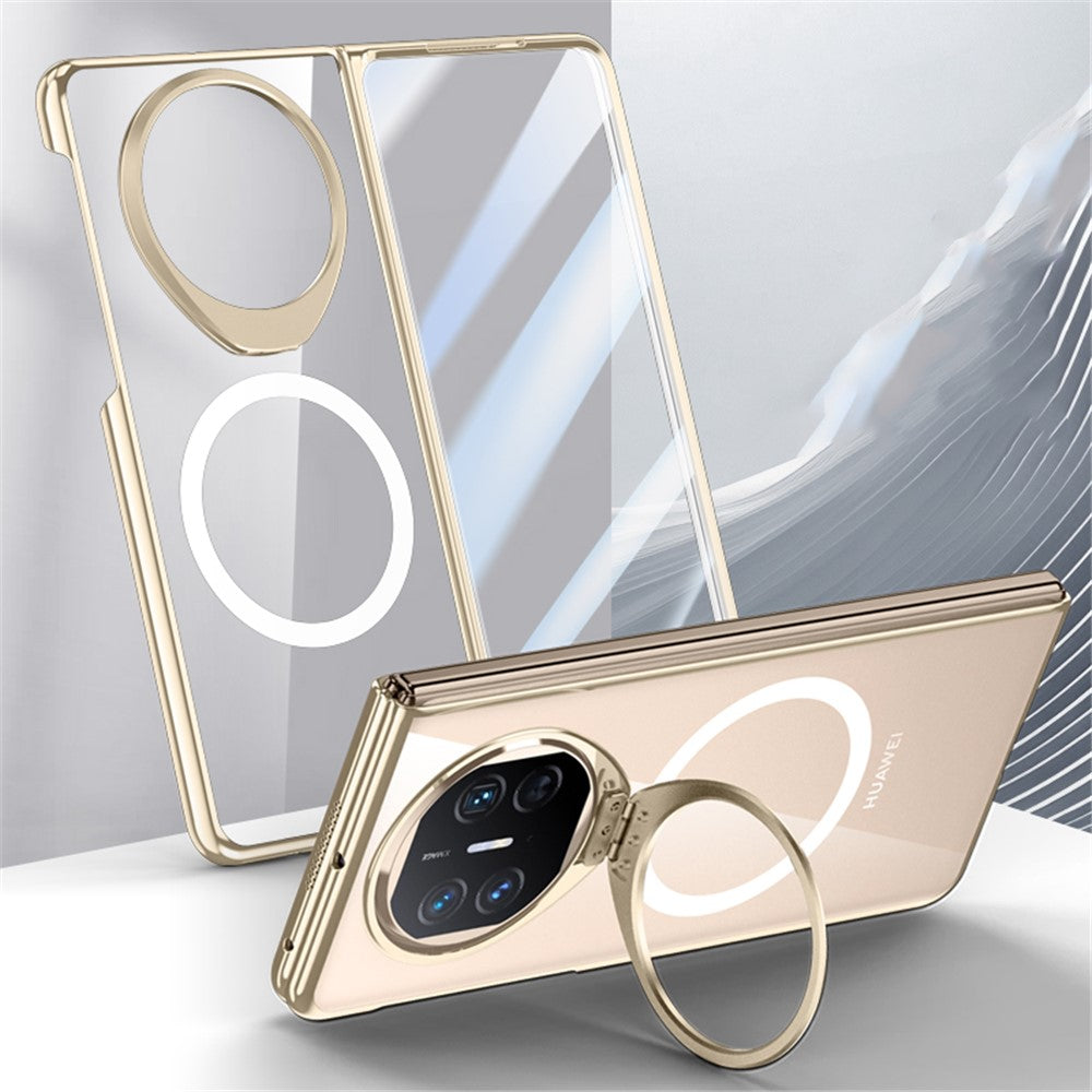Magnetiskt skal för Huawei Mate X5, genomskinligt PC-skal med stöd